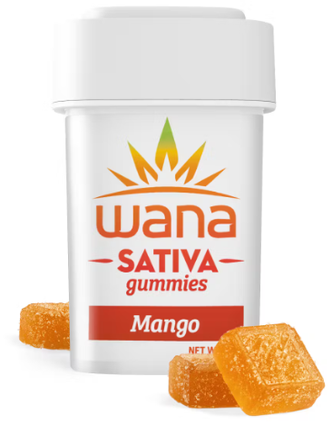 Photograph of product: Wana - Gummies - (S) - Mango - 100mg