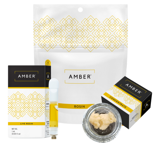 Photograph of product: Amber Live Rosin (H) MOROCCAN PEACHES