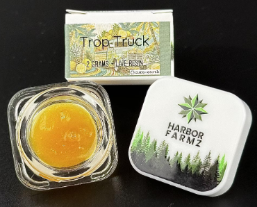 Photograph of Product: Harbor Farmz | Pineapple Jack | Cured Resin Concentrate Sativa