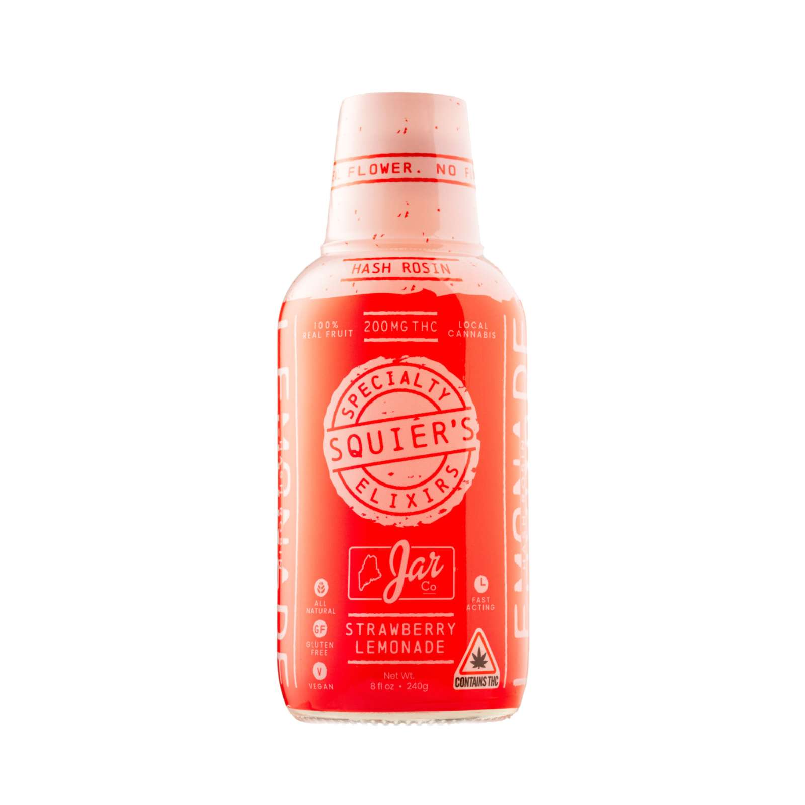 Photograph of product: Strawberry Lemonade au chocolat Rosin Elixir (200mg)