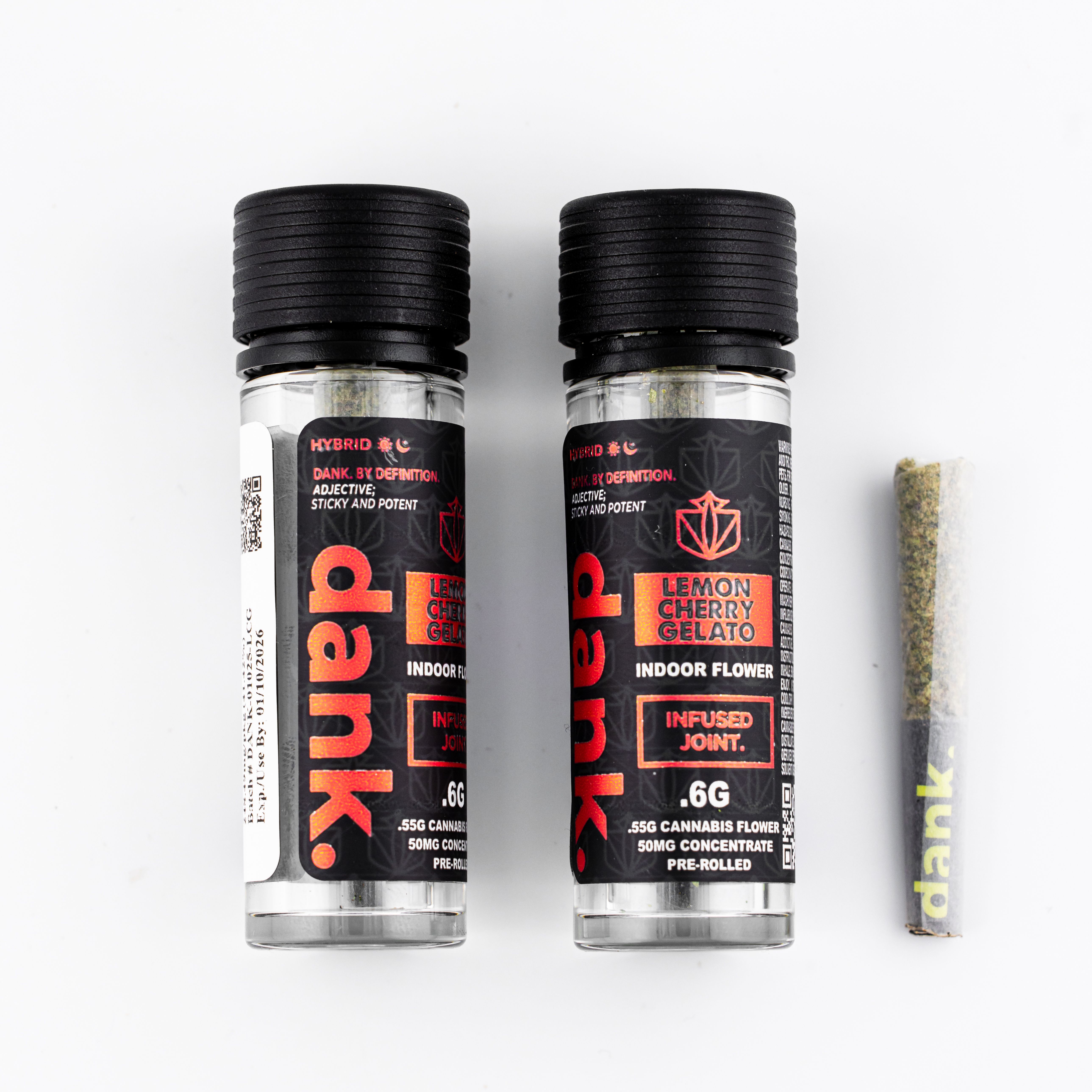 Photograph of product: Dank | Lemon Cherry Gelato - Infused Pre-Roll