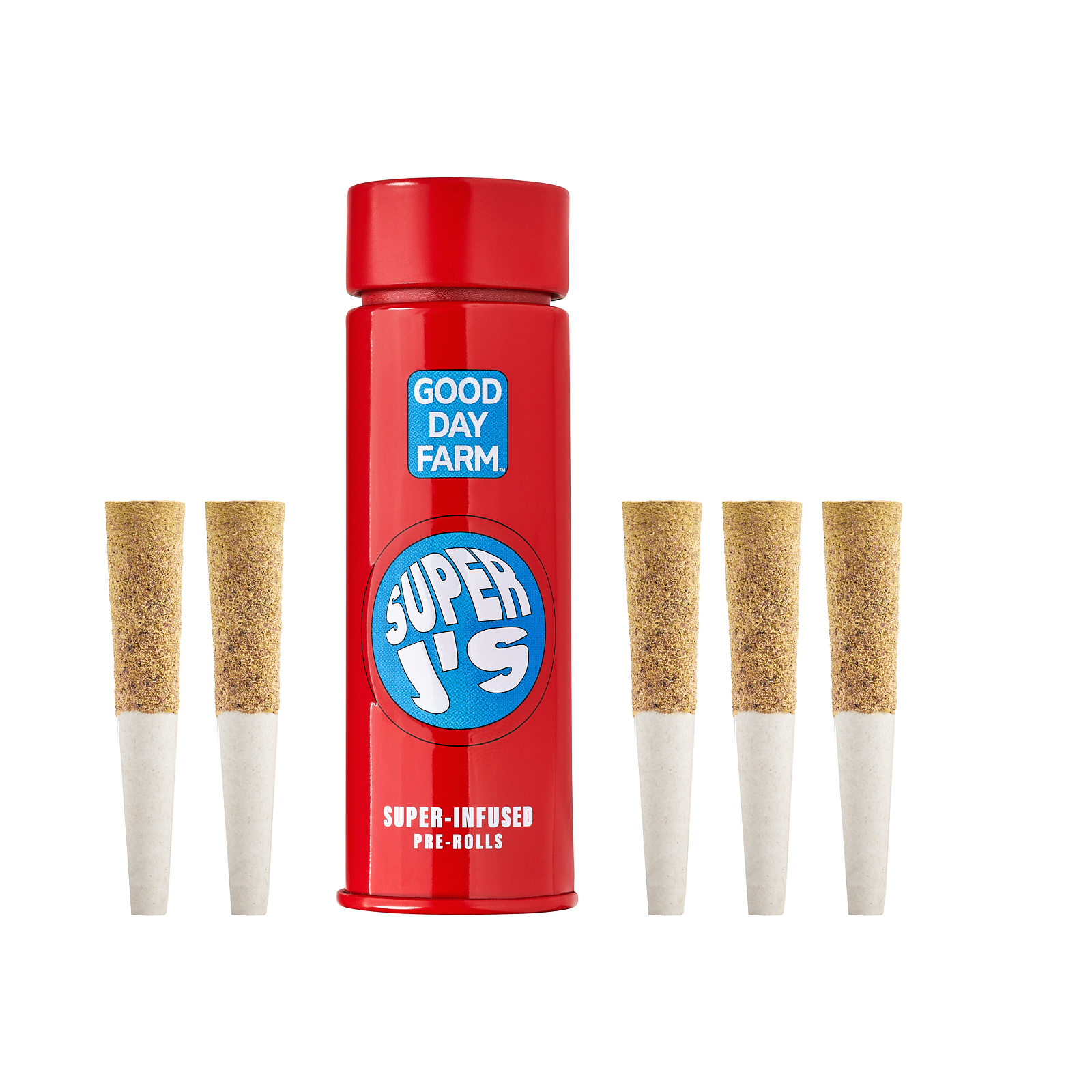 Photograph of product: Pave x Rainbow Cheddar #8 + Blueberry Infused PreRoll 5pk (.5g)