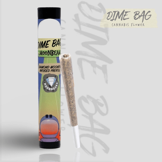 Photograph of product: Dime Bag Moon Beams Pre-roll Berries and Cream 1g - 