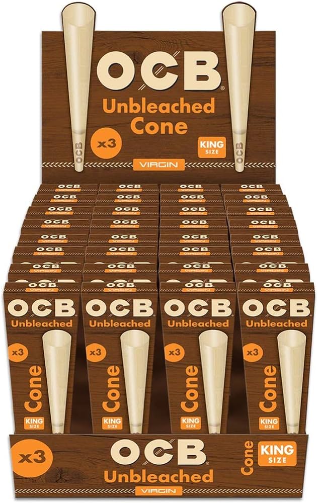 Photograph of product: OCB - Virgin Cones 3pk King Size