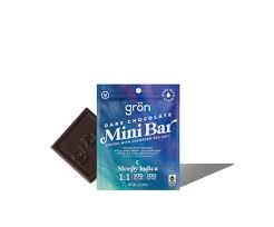 Photograph of product: Gron Dark Chocolate Sea Salt Mini Bar 1:1