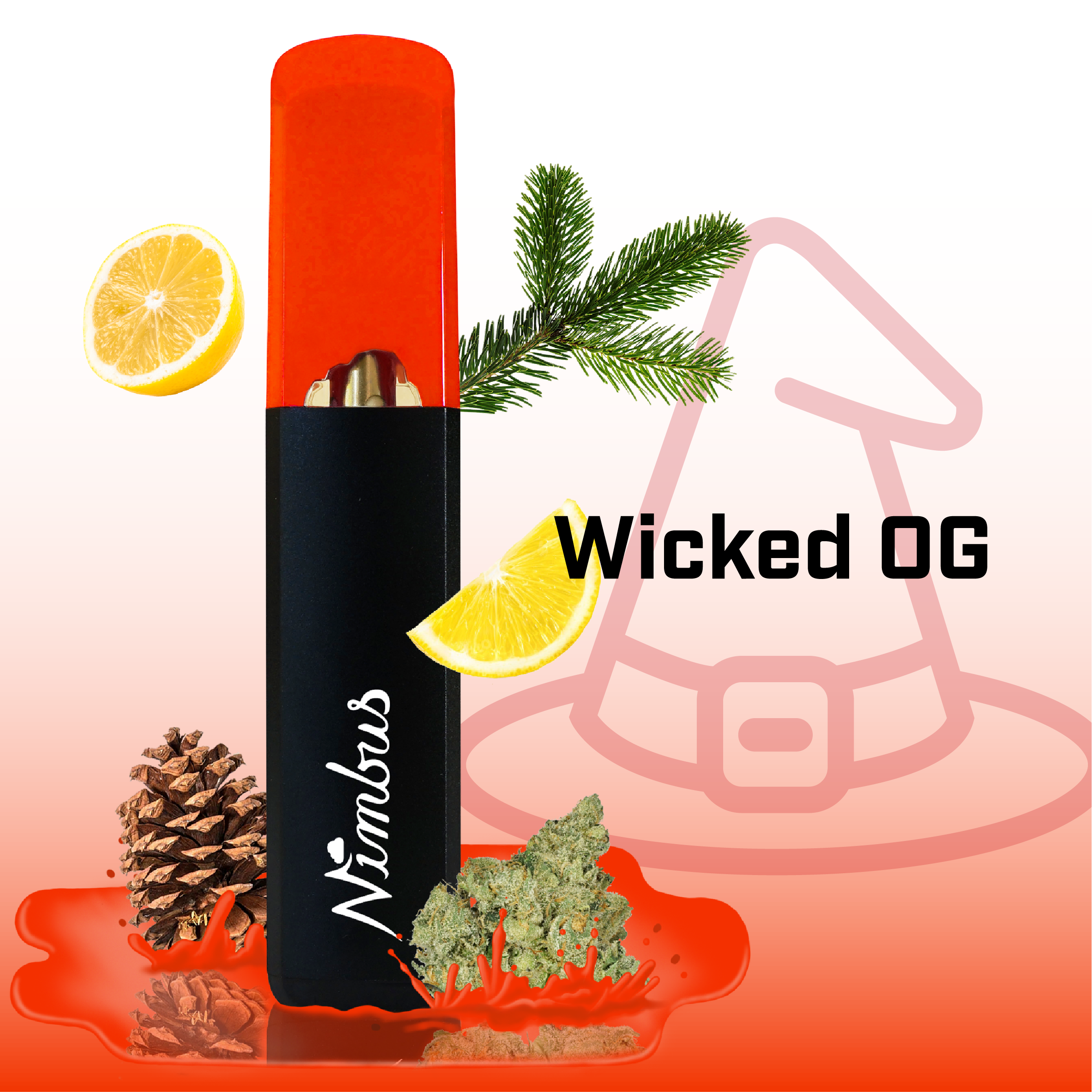Photograph of product: Nimbus | Wicked OG  Disposable Vape | 1.0g