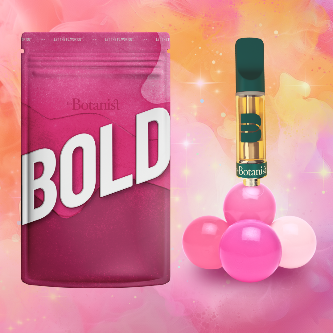 Photograph of product: The Botanist - BOLD Bubblegum - 1g Cartridge