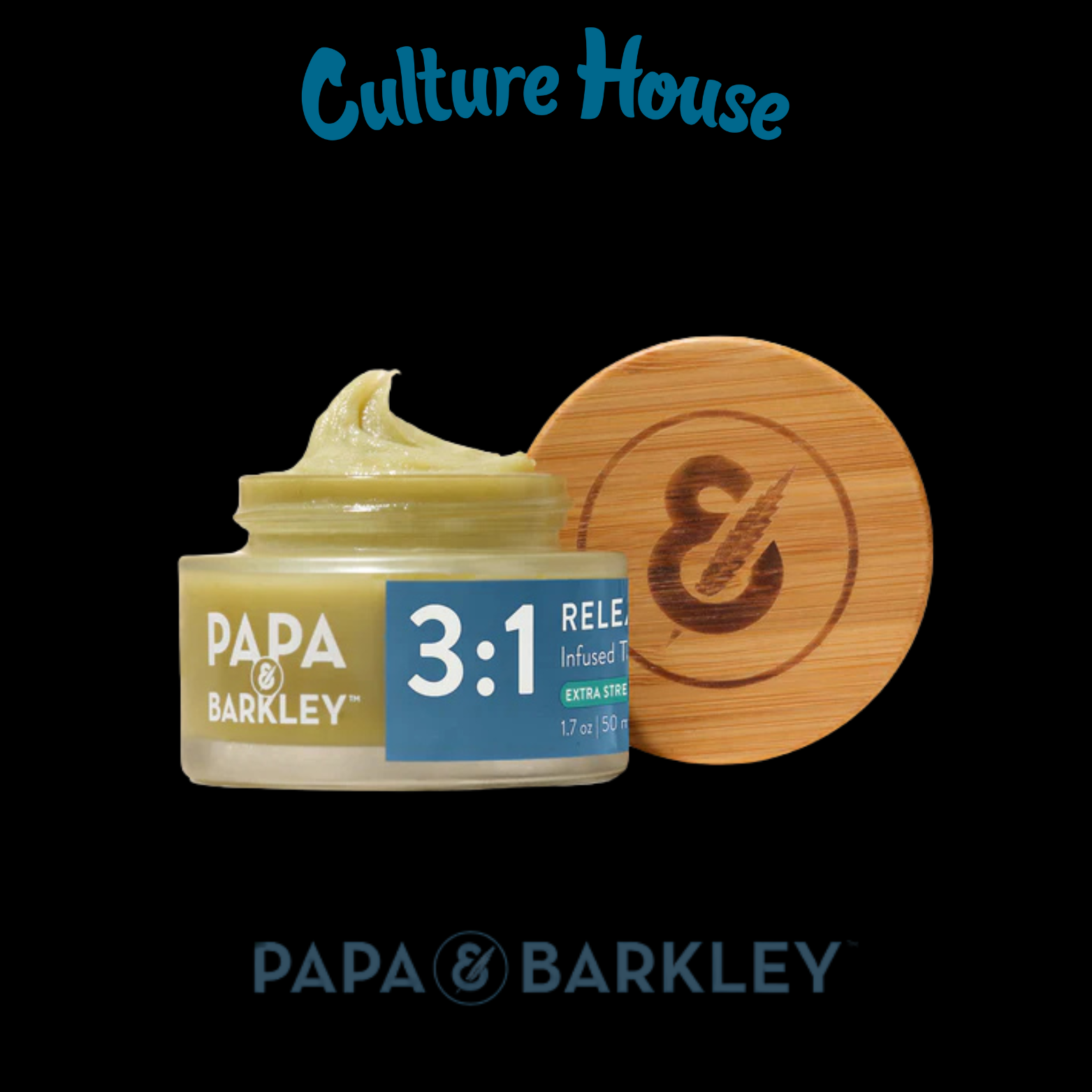 Photograph of product: Papa & Barkley | Relief Balm | 3:1  CBD:TH-oui |  50ml