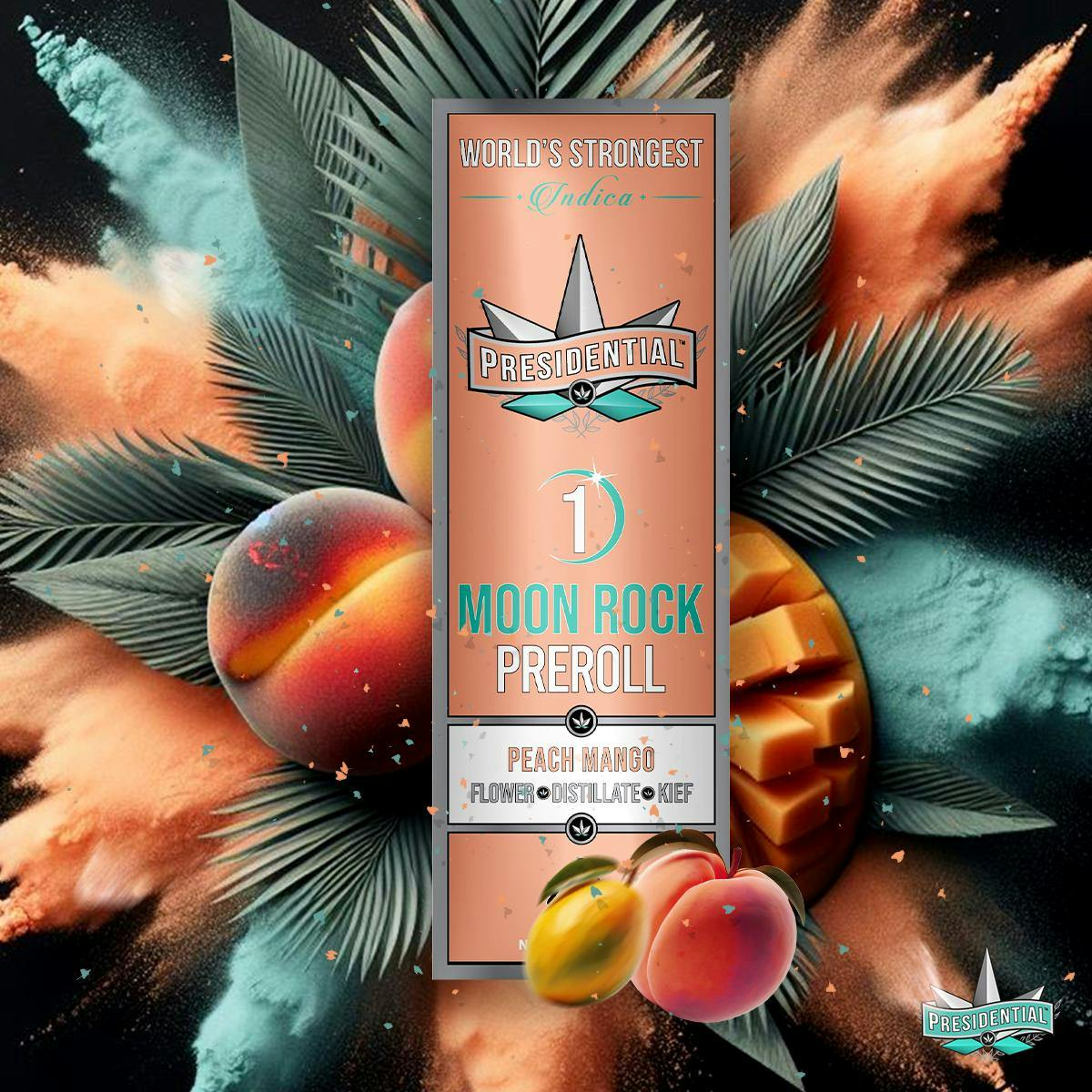 Photograph of product: Presidential | Peach Mango | Infused Blunt | 1.5g