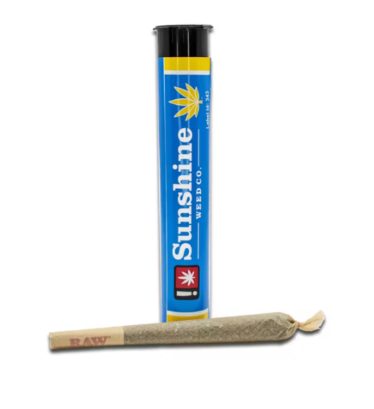 Photograph of product: Sunshine - Grapehead 1G Preroll