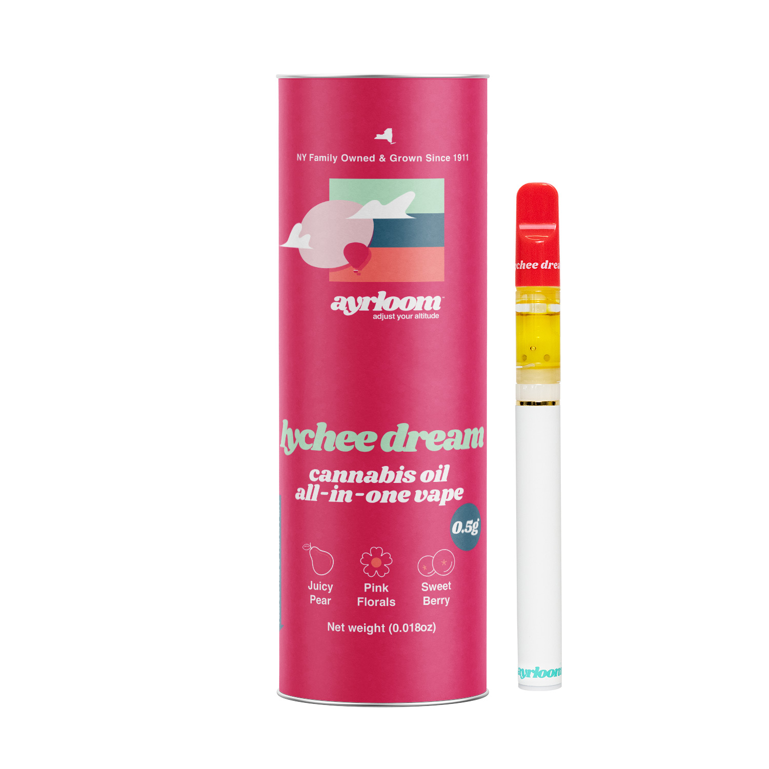 Photograph of product: Ayrloom Lychee Dream AIO Vape