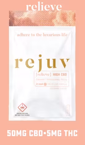 Photograph of product: rejuv Relieve | CBD:TH-oui 10:1 | Transdermal Patch