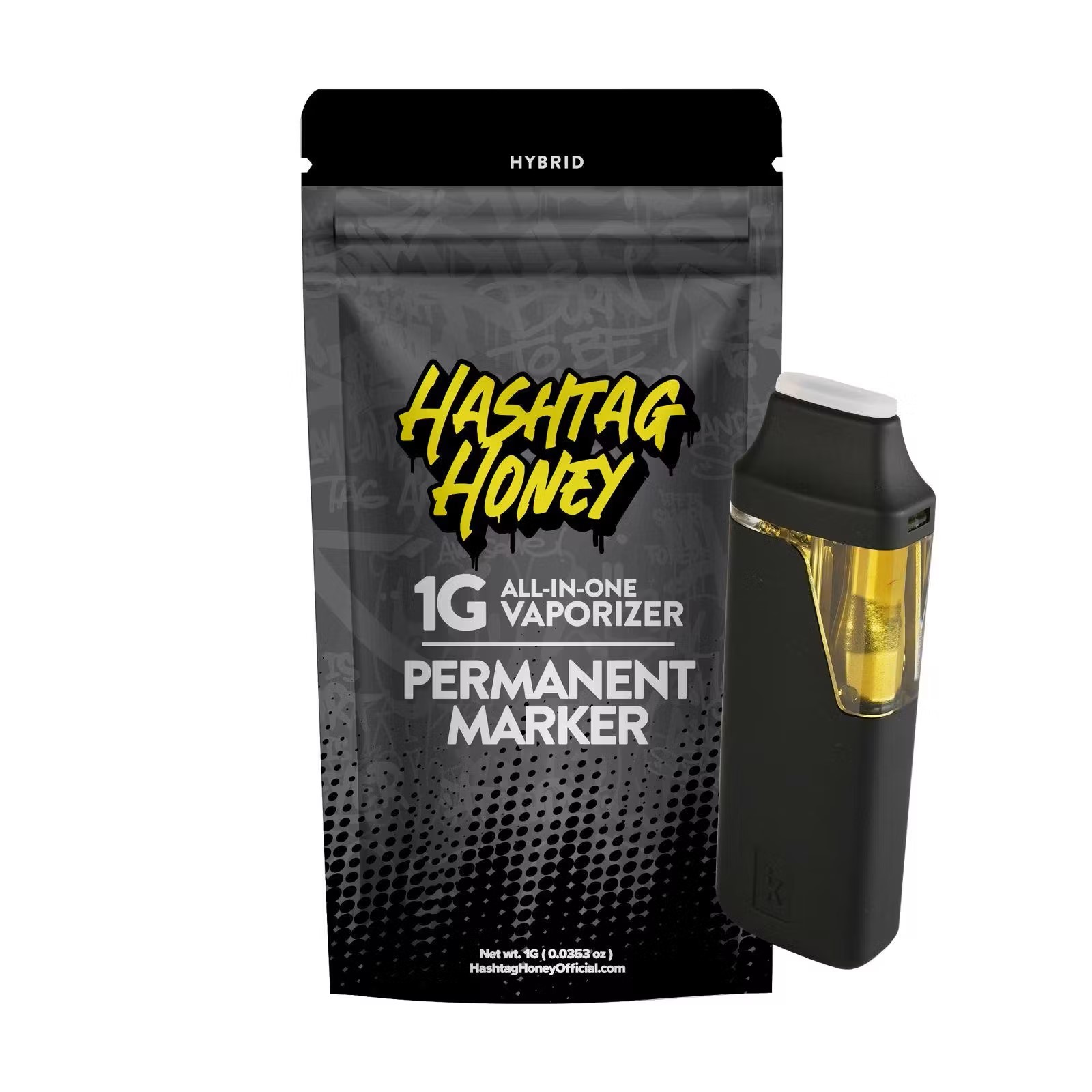Photograph of product: au chocolattag Honey | Permanent Marker | 1g | AIO | (H)
