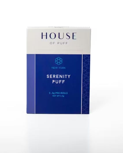 Photograph of product: House of Puff | Serenity | Oui'd | Pre Roll 5pk | 2.5g