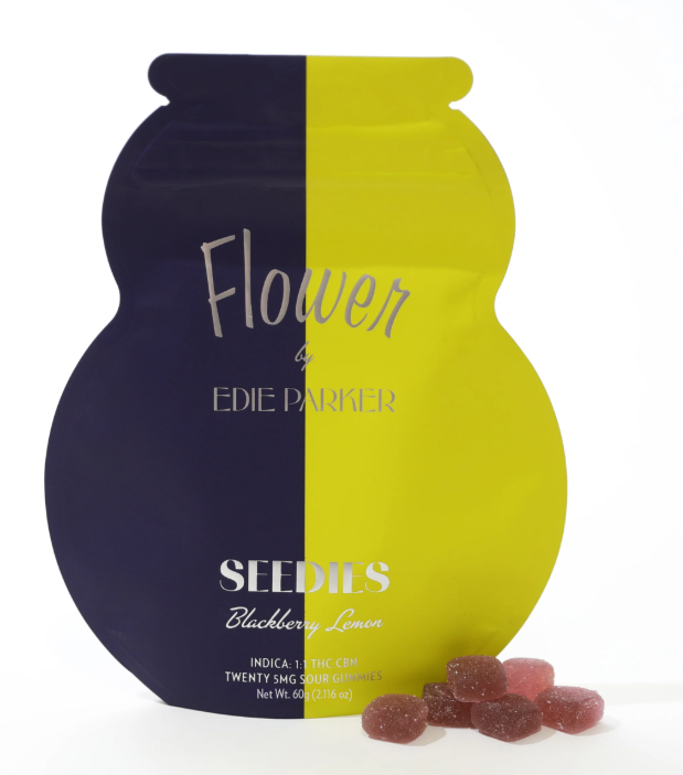 Photograph of product: Edie Parker | Blackberry Lemon 1:1 TH-oui:CBN | 5:5mg/ 20pk Gummies