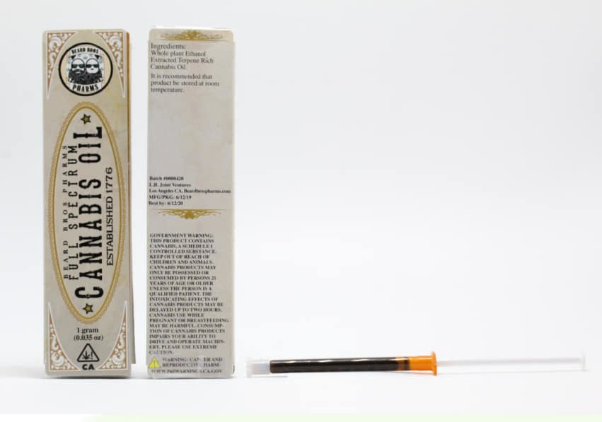 Photograph of product: THC Full Spectrum Cannabis Oil - 1g