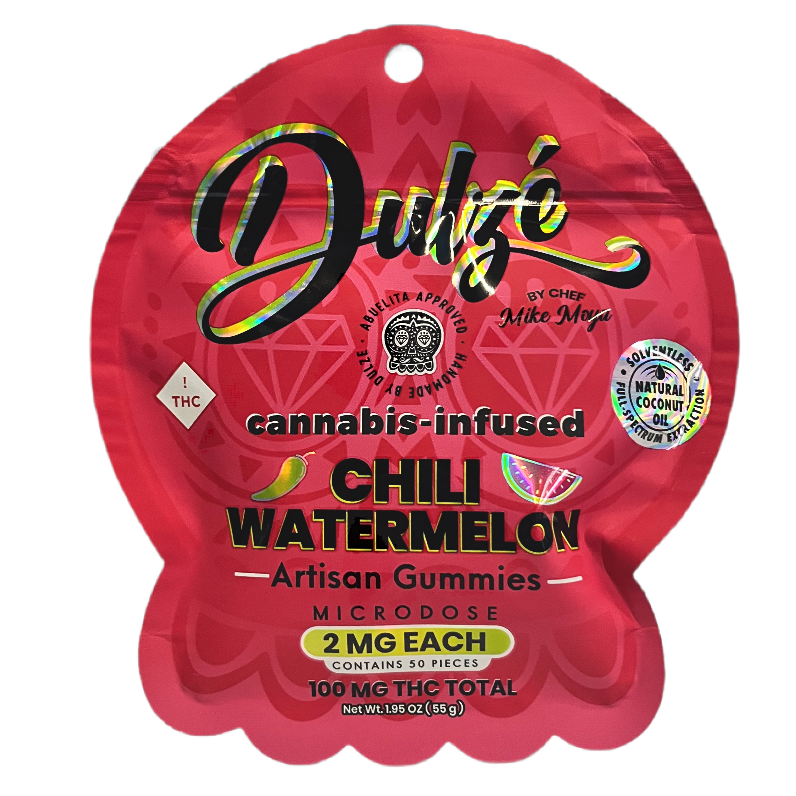 Photograph of product: Dulze | 100mg Gummies | Chili Watermelon