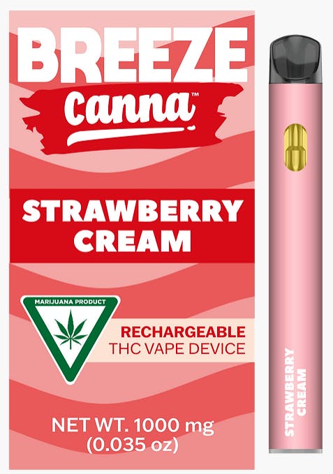 Photograph of product: Breeze | Strawberry Cream Disposable