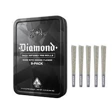 Photograph of product: XJ-13 Diamond Infused 5pk Pre-roll (1.5g) - 