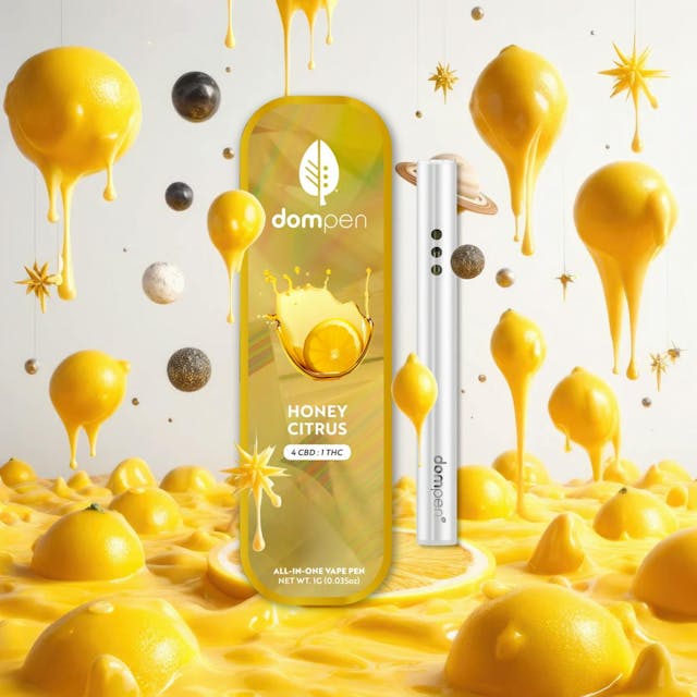 Photograph of product: Honey Citrus 4:1 CBD:TH-oui 1g All In One - 