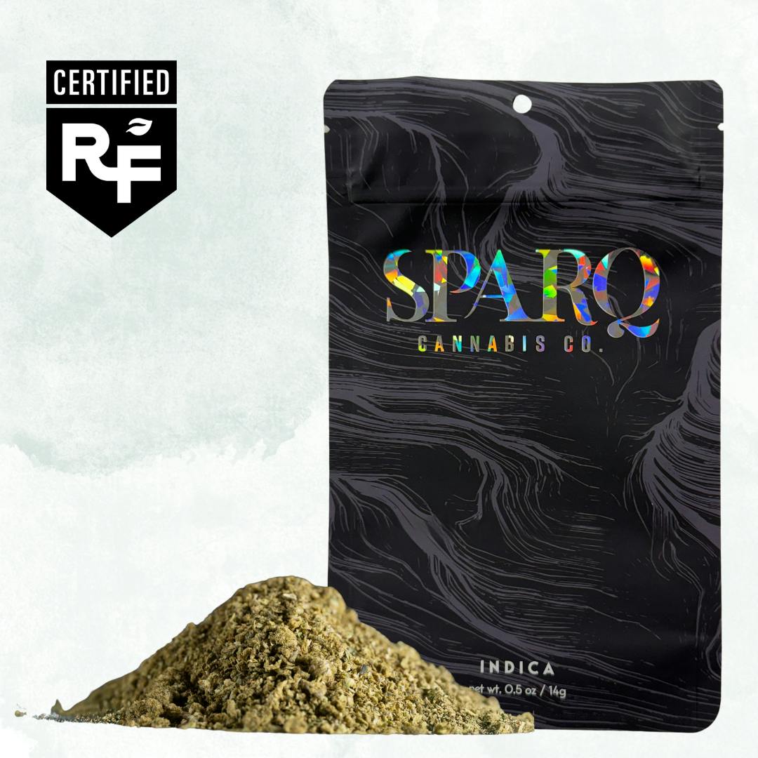 Photograph of Product: Candy Sparqs-28g Pre-Ground Trim/Shake TAC 32.42