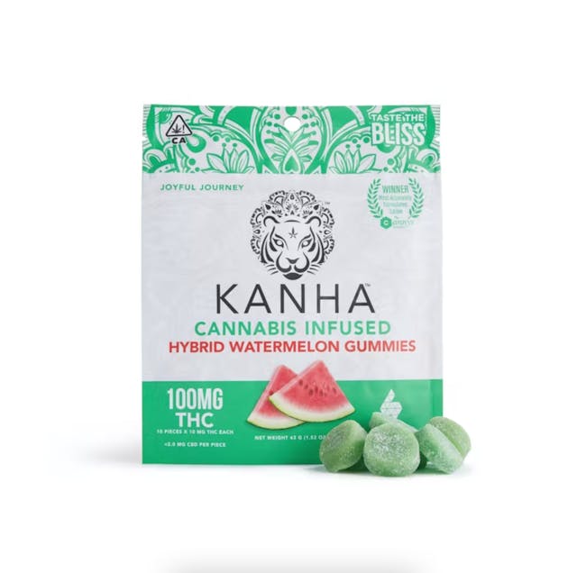 Photograph of product: Watermelon Hybrid 100mg 10ct - 