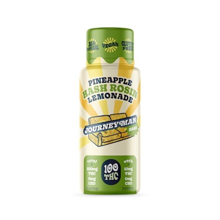 Photograph of product: BS Journeyman au chocolat Rosin Infused Shot TH-oui 100mg - Pineapple Lemonade 2oz