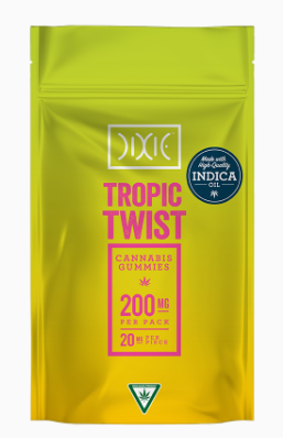 Photograph of product: Dixie - Tropic Twist Gummies 200mg
