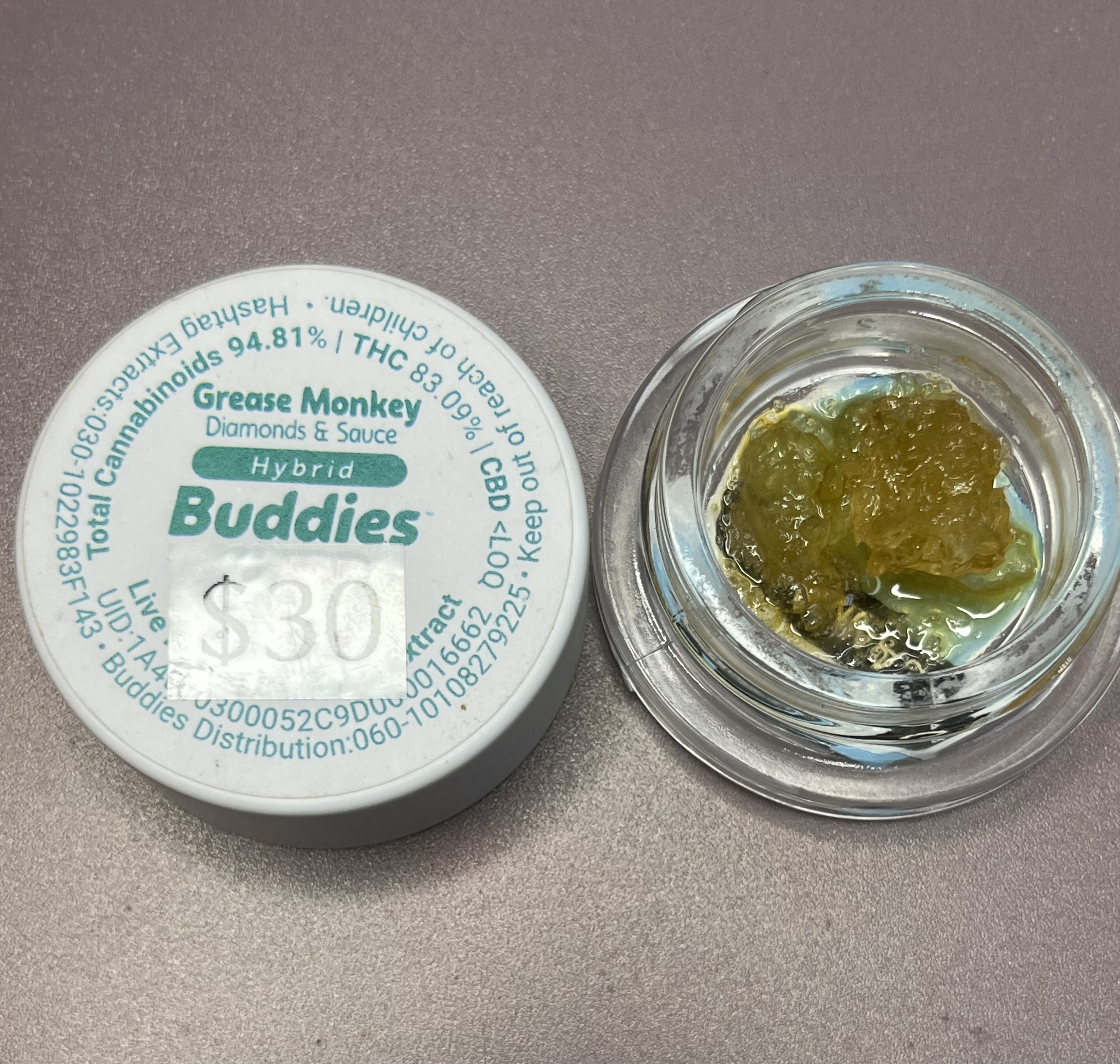 Photograph of product: Grease Monkey Live Diamonds & Sauce - Buddies
