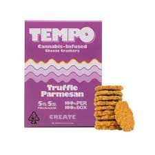 Photograph of product: Tempo Crackers Truffle Parmesan 1:1