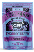 Photograph of product: Violet Fog x Thorny Berry 1:1 TH-oui:CBN 110mg -10pk
