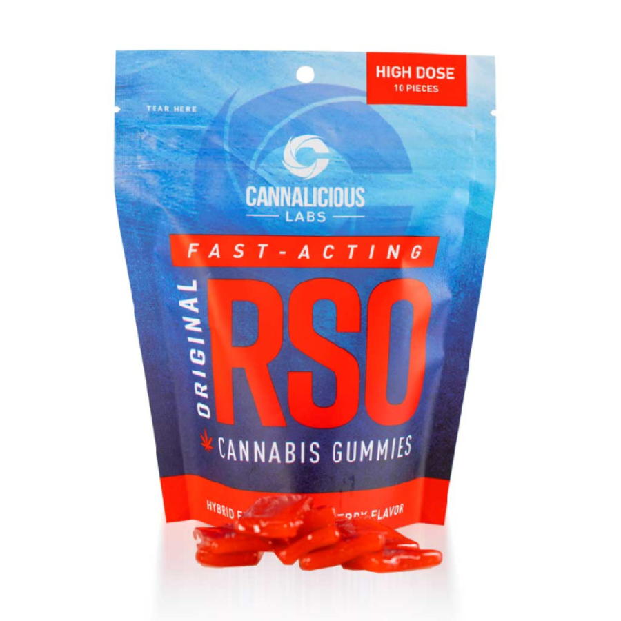 Photograph of product: CANNALICIOUS | Edible | Gummies | Rso | Cherry | 200mg