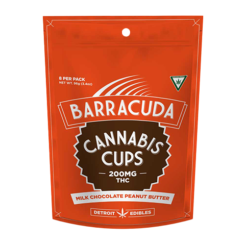 Photograph of product: Barracuda Peanut Butter Chocolate Cups (200mg TH-oui)