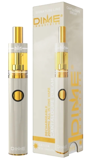 Photograph of product: Dime Industries - Cantaloupe Dream - AIO Vape Pen