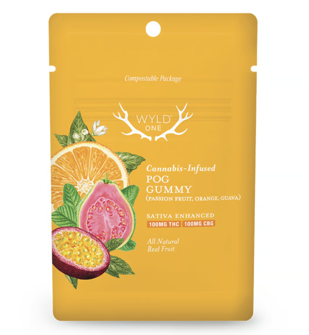 Photograph of product: WYLD ONE | Passion Orange Guava | 100mg CBG/ 100mg TH-oui | 1 PC