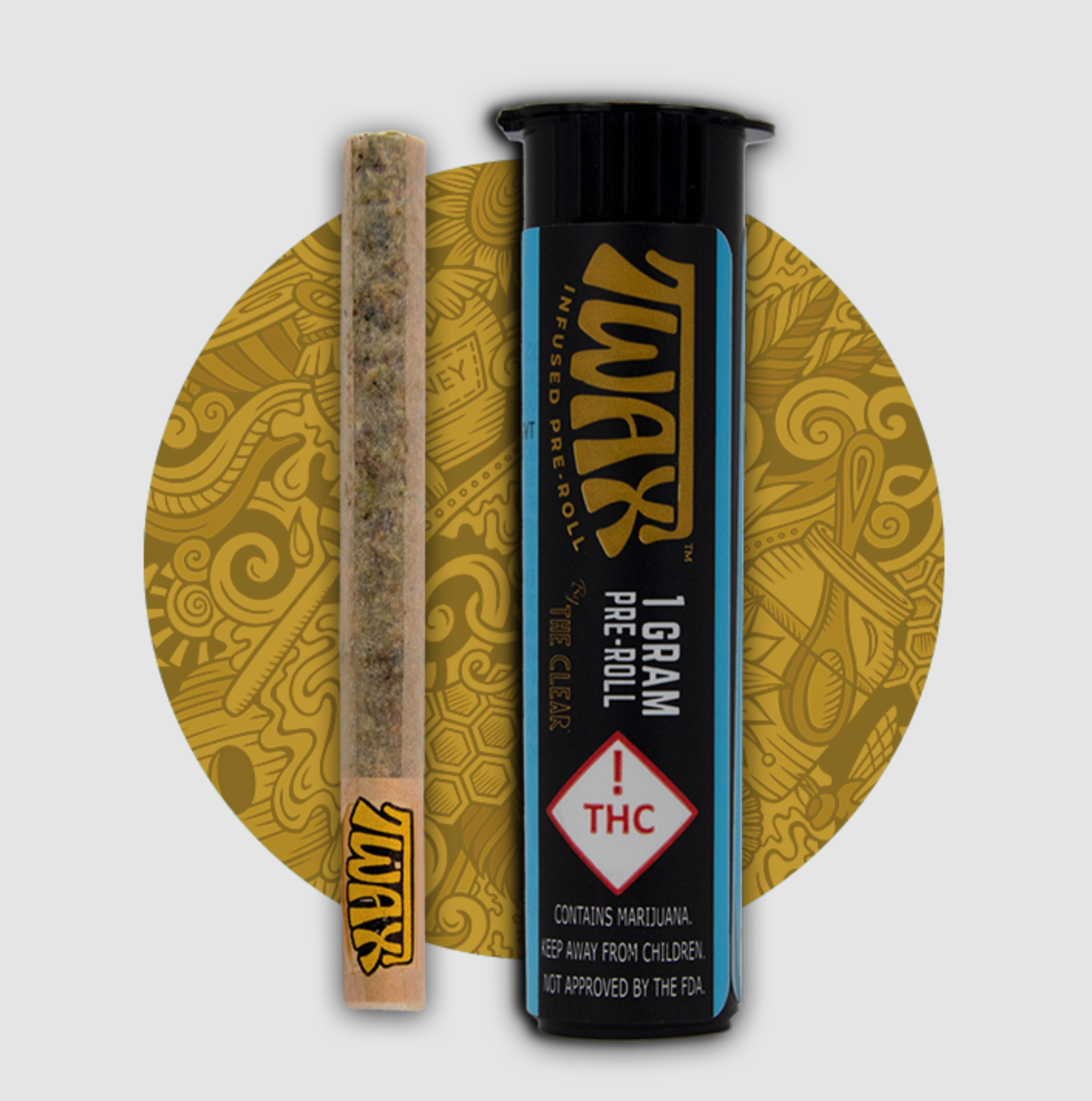 Photograph of product: Banana Cream (H) - Infused Pre-roll - Twax