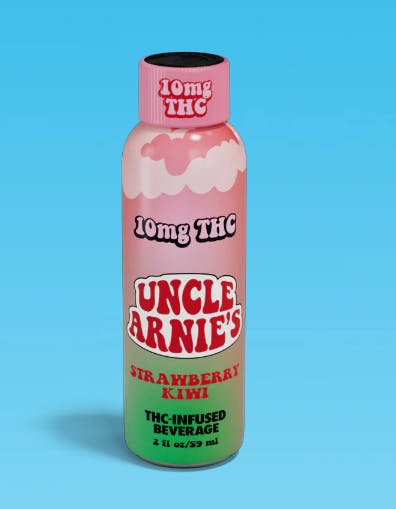Photograph of product: Uncle Arnie's Strawberry Kiwi Drink 100mg
