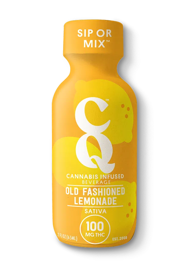 Photograph of product: CQ | 100mg TH-oui Shot | Old Fashioned Lemonade