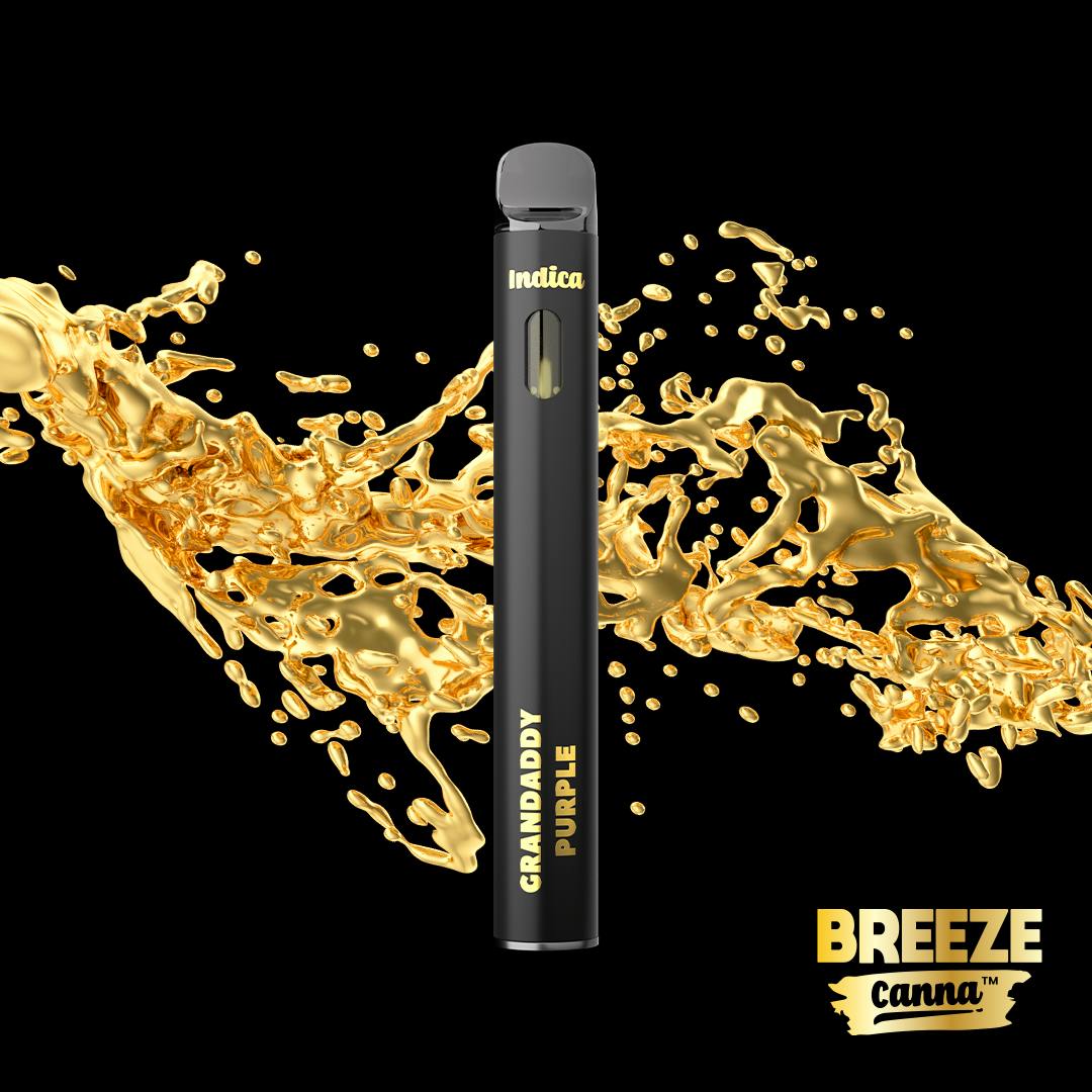 Photograph of product: Breeze | Grandaddy Purple Live Resin Disposable