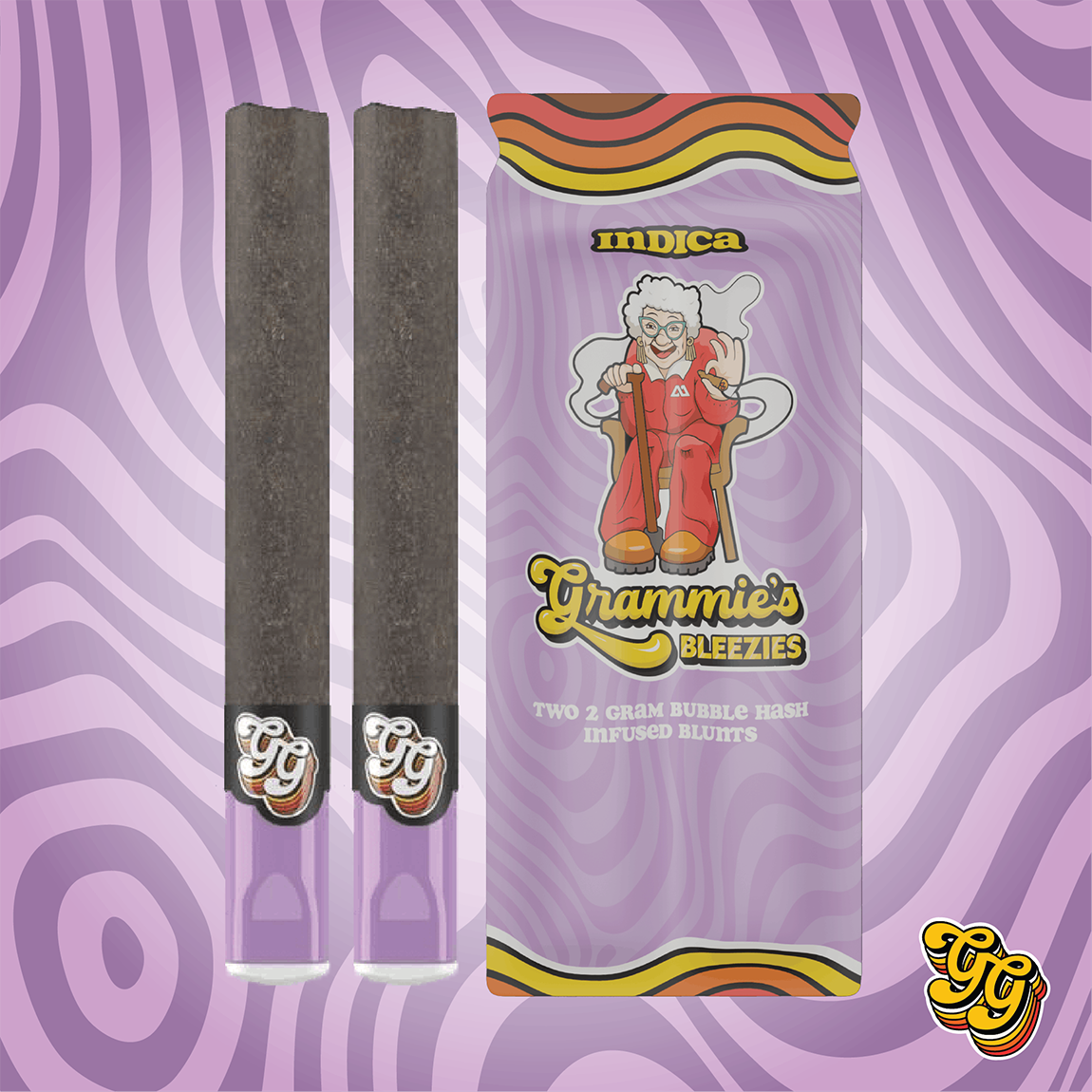 Photograph of product: Grammie's Grams | au chocolat Infused Blunt 2 Pack | Wedding Pie | 4g