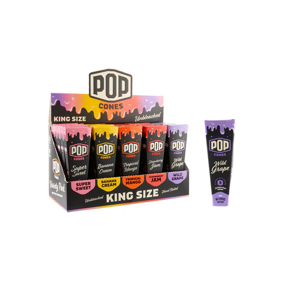 Photograph of product: Pop Papers | Tropical Mango | King Size | Rolling Papers