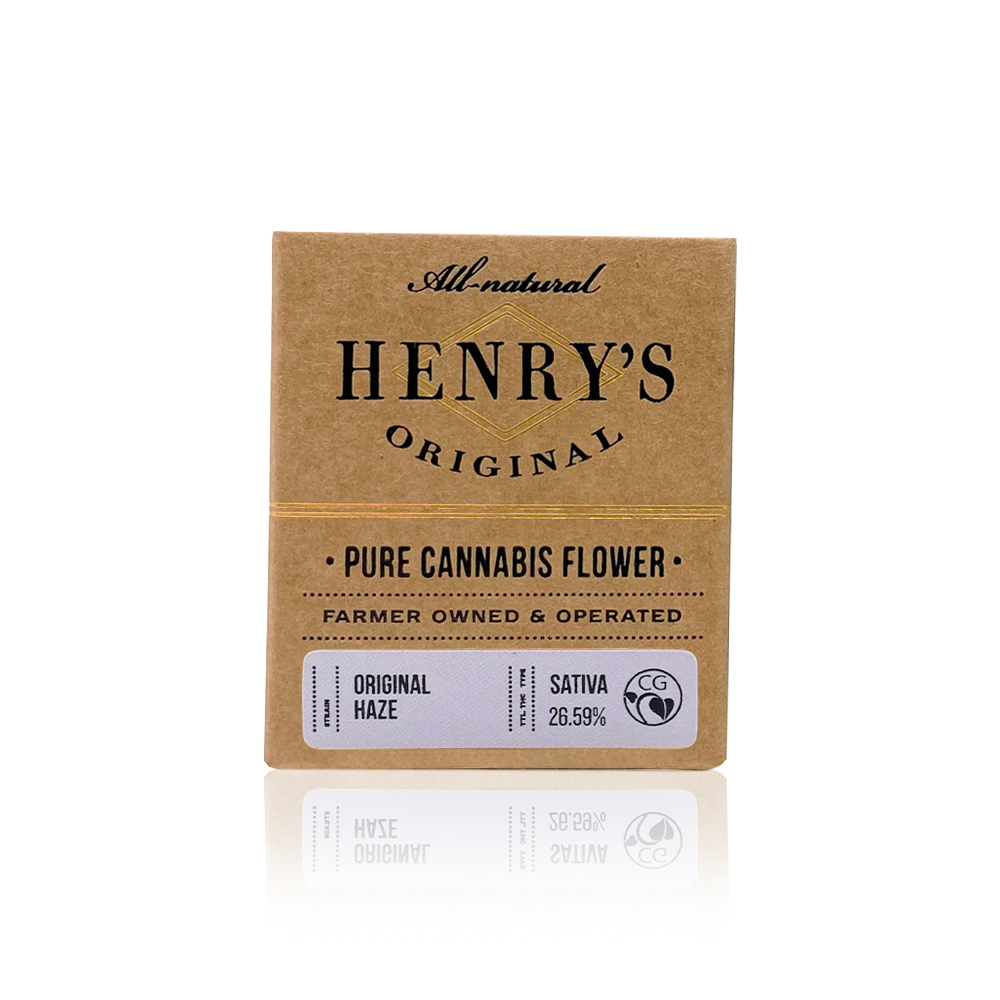 Photograph of product: HENRY'S ORIGINAL - Flower - Original Haze - 3.5G
