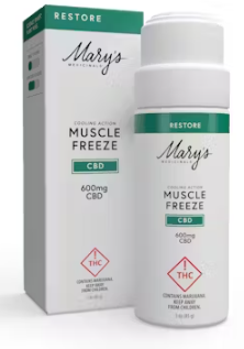 Photograph of product: "RESTORE" MUSCLE FREEZE (CBD) 600MG