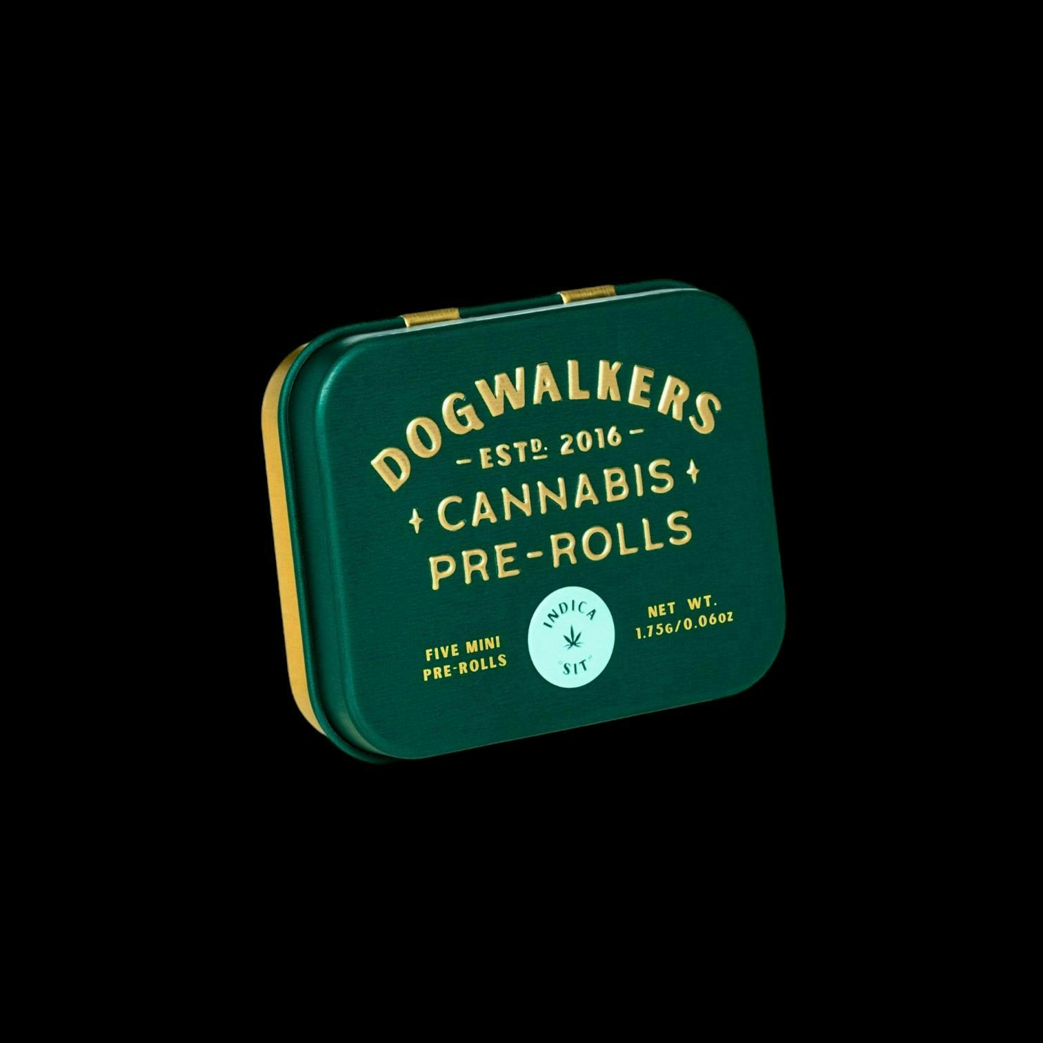 Photograph of product: BROWNIE SCOUT - 1.75G - PRE ROLLS (SIT) - 5 Pack