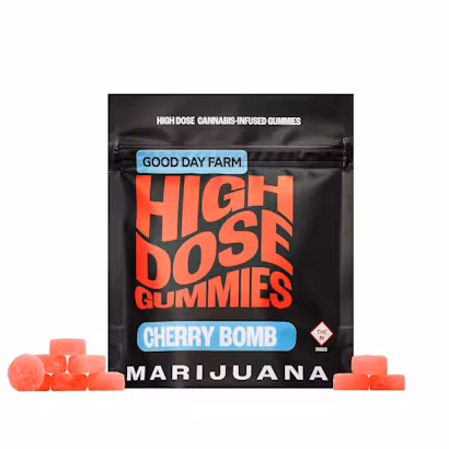 Photograph of product: GOOD DAY FARM - CHERRY BOMB 10PK 300MG HYBRID
