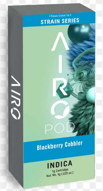 Photograph of product: AIRO | BLACKBERRY COBBLER | POD | 1G | Oui'd