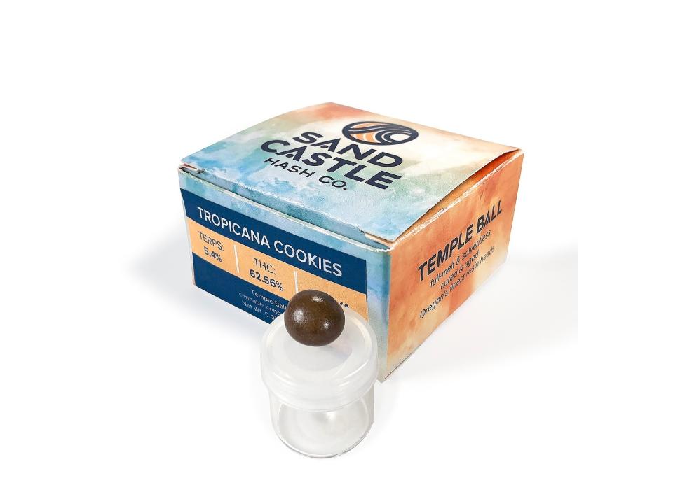 Photograph of product: Temple Ball - TF - Sand Castle au chocolat - 1g - Gary Eyes