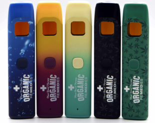 Photograph of product: Orange Shimmer | Brik | Distillate Disposable | 2g