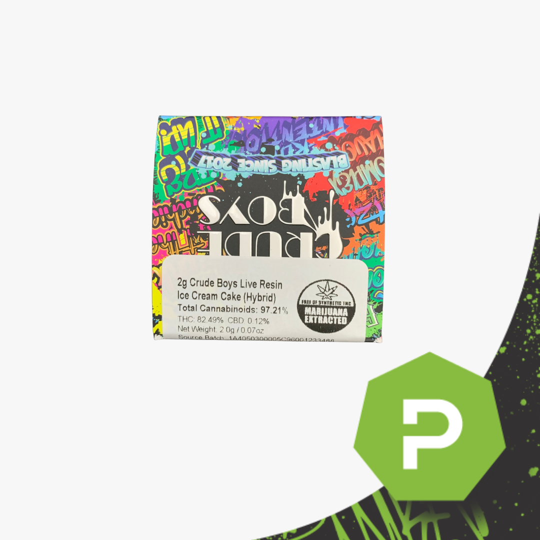 Photograph of product: Crude Boys Live Resin | Ice Cream Cake