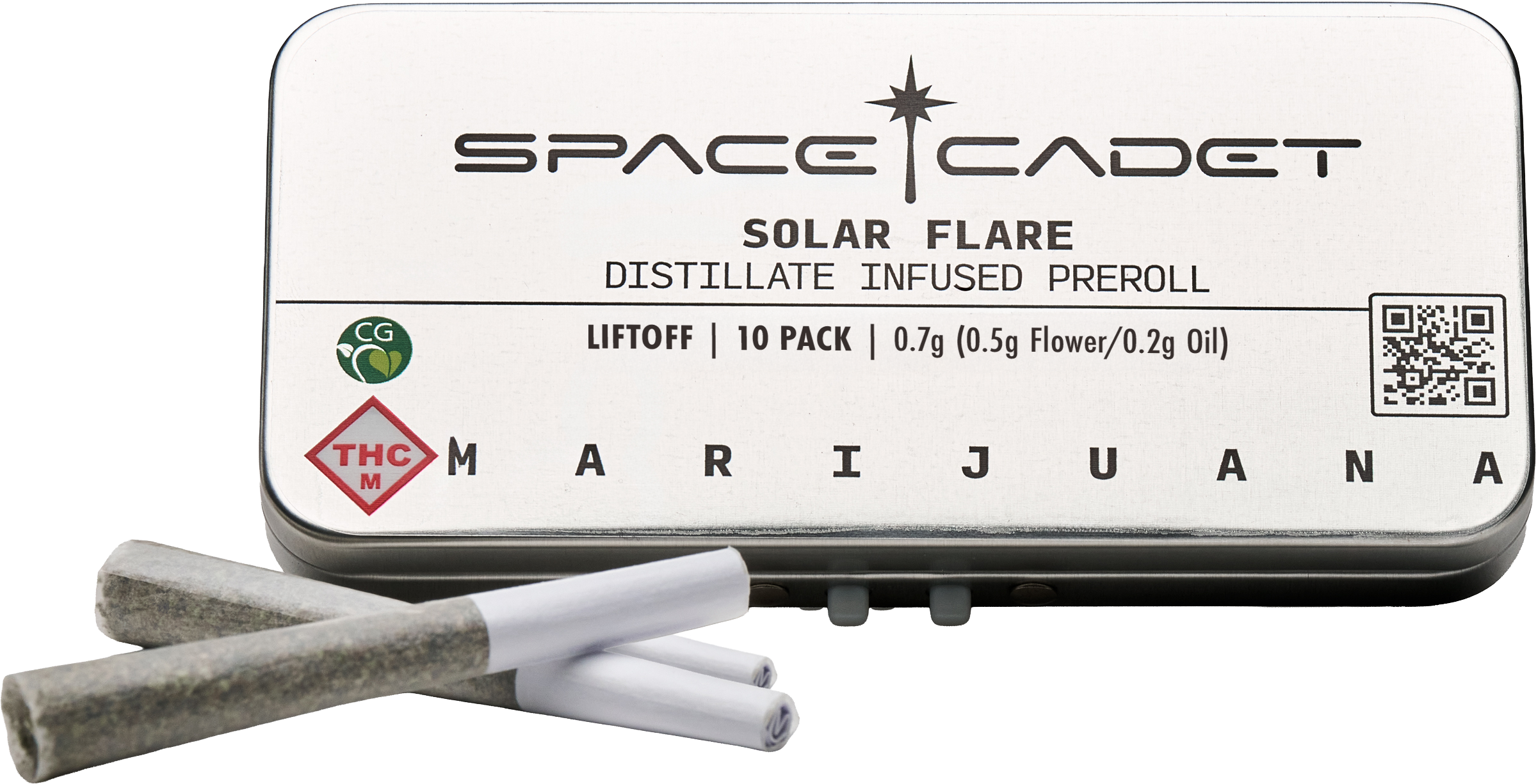 Photograph of product: Liftoff | Solar Flare | Distillate Infused Pre-Roll Pack (10ct)